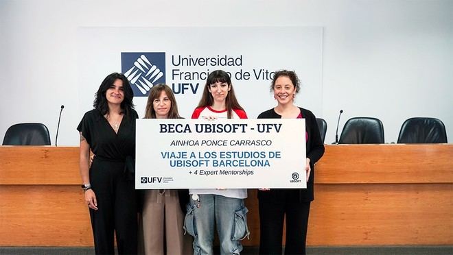 Una estudiante de FP recibe la beca Ubisoft-UFV en videojuegos