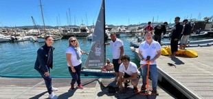El velero autónomo de la Universidad de Cádiz obtiene el segundo lugar en la Micro Ruta de la Sal en Ibiza