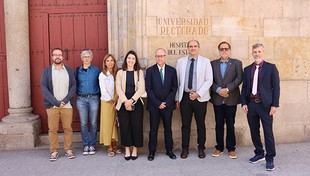 Visita de delegación brasileña a la Universidad de Salamanca