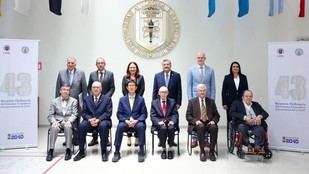 Rector de la UANL lidera reunión del Consejo Consultivo Internacional