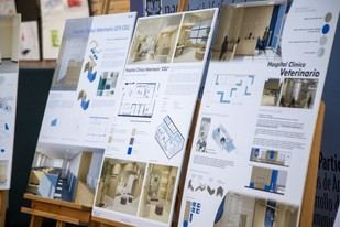 Premiados los mejores diseños para el área de recepción del Hospital Clínico Veterinario de la CEU UCH