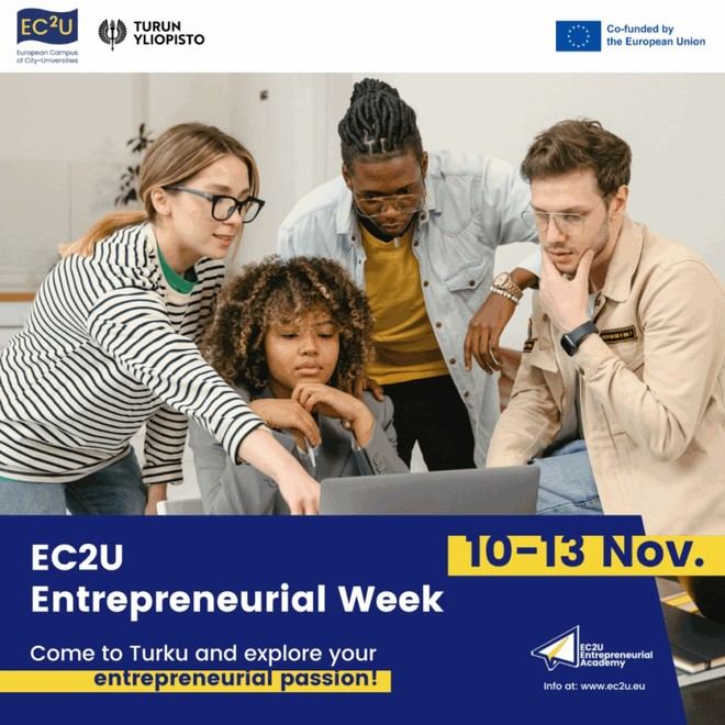 Abren las inscripciones para la Semana del Emprendimiento EC2U en Finlandia