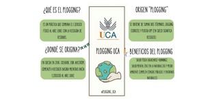 Estudiantes de la UCA organizan jornada de plogging para promover sostenibilidad y ejercicio físico