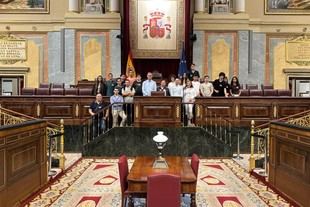 Estudiantes de la UPCT visitan el Congreso en su primer torneo de debate