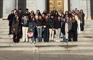 Estudiantes de la CEU UCH asisten a jornada en el Congreso de los Diputados