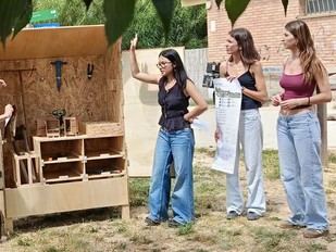 Estudiantes de Arquitectura presentan prototipos para revitalizar las huertas de Salt