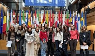 Estudiantes de Derecho visitan instituciones europeas en Estrasburgo