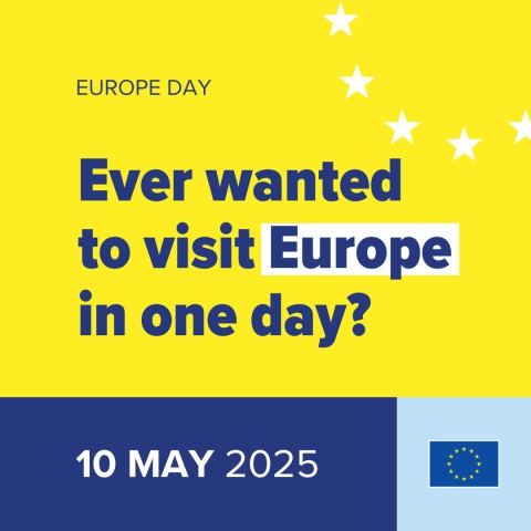 Celebración del Día de Europa 2025: ¡ven a visitarnos!