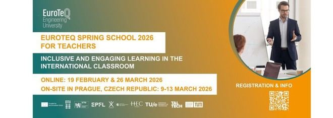 EuroTeQ organiza una Spring School para docentes sobre aprendizaje inclusivo y colaborativo