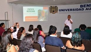 Expertos en papaya participan en seminario de biociencias en Chiapas