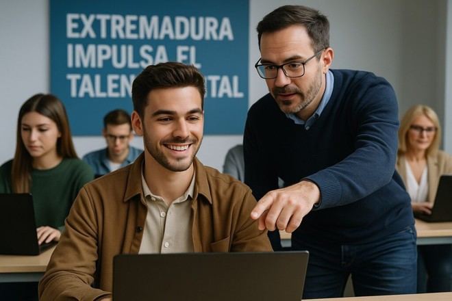 Extremadura lanza un innovador programa para formar talento digital en la región