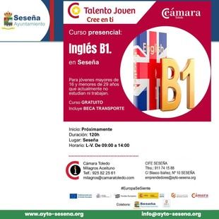 Curso gratuito de inglés B1 para jóvenes en Seseña