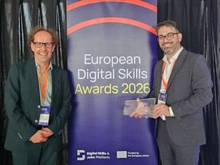 FAIRmat recibe el European Digital Skills Award por su innovadora infraestructura de datos en material ciencia