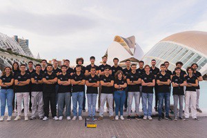 Estudiantes de la UPV se preparan para lanzar un cohete sonda en la EuRoC 2025