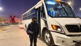 Indio Bus inicia semestre con mensajes de apoyo entre estudiantes