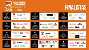 Finalistas de los Ecommerce Awards 2025 en España