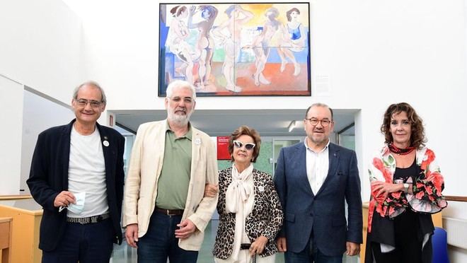 La Facultad de Filología suma a su colección una obra de Felipe Criado