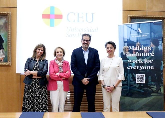 La Universidad CEU San Pablo y The Adecco Group crean una Cátedra para mejorar la empleabilidad juvenil