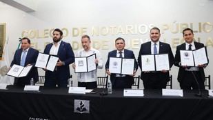 Facultad de Derecho y Colegio de Notarios Públicos firman convenio para prácticas profesionales en Nuevo León