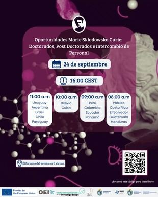 Oportunidades de investigación Marie Curie en sesión informativa