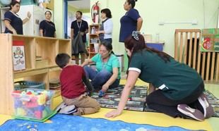 Fundación Integra abre jardín infantil de emergencia en Penco