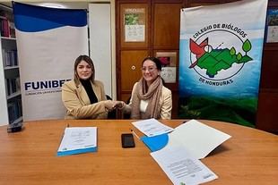 FUNIBER y Colegio de Biólogos de Honduras establecen colaboración académica