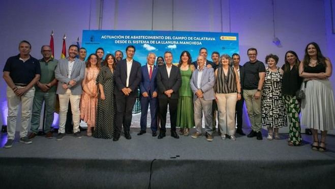 García-Page destaca la importancia de la nueva obra hidráulica en Castilla-La Mancha