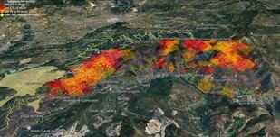 El fuego en Las Médulas amenaza la conservación de sus canales romanos según geólogos de la ULE