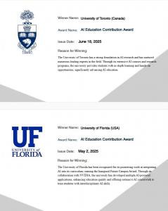 Premios Global Fred Reconocen a Universidades Destacadas en el Ámbito de la IA