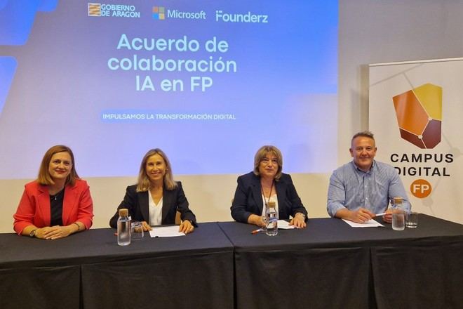 Aragón y Microsoft colaboran para integrar la IA en la Formación Profesional