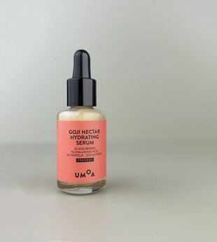 UMOA lanza el renovado sérum facial Goji Nectar para una hidratación profunda y retexturización