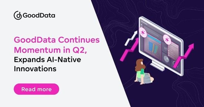GoodData crece en el segundo trimestre y lanza nuevas funciones de IA