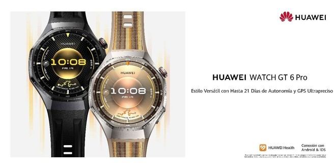 HUAWEI lanza el smartwatch GT 6 Series con gran autonomía y rendimiento deportivo