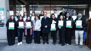 Universidad de Chile celebra empate histórico en la Expoferia de Alimentos Innovadores con helado de kéfir y snack de amaranto como ganadores