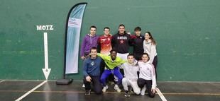 Torneo de pelota mano en HUHEZI: Haitz y Bingen se coronan campeones