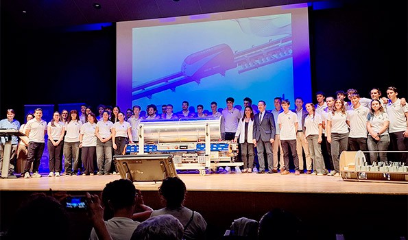 Nuevo prototipo 'Levión' de Hyperloop UPV se presenta con grandes avances