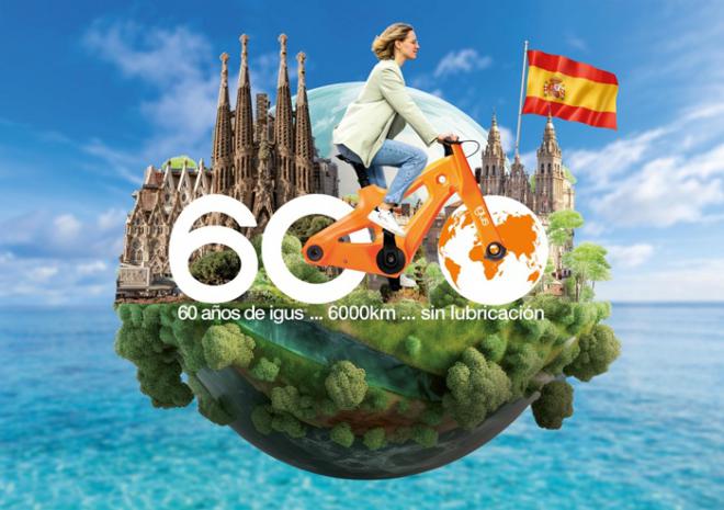 La bicicleta urbana de igus&mtrl, fabricada con plásticos reciclados, llega a España para promover la movilidad sostenible