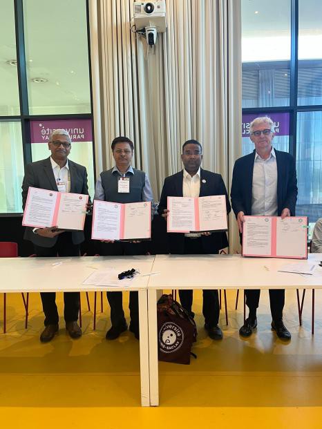 Universidad Paris-Saclay refuerza la cooperación con IIT y el Indian Institute of Science