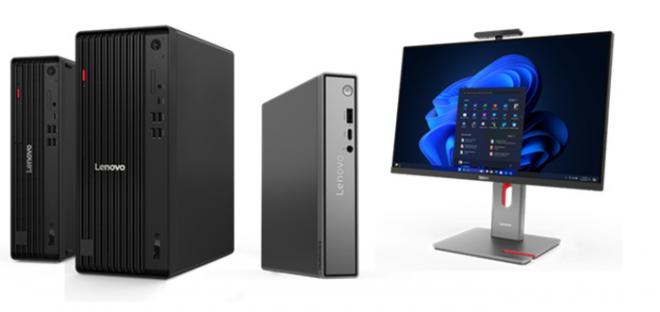 Lenovo presenta la serie ThinkCentre M Gen 6 y los monitores ThinkVision T Gen 40 para los nuevos entornos laborales
