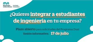 Incorpora talento joven a tu empresa con el programa Dual de Mondragon Unibertsitatea