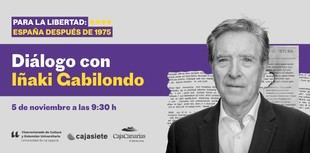 Iñaki Gabilondo protagoniza la conmemoración de la Transición en la Universidad de La Laguna