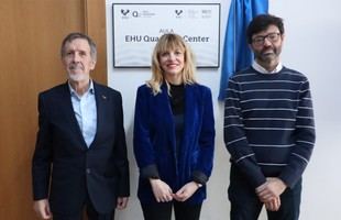 Inauguración del aula EHU Quantum Gela en el Campus de Bizkaia