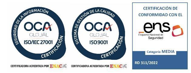 INCIBE renueva tres certificaciones clave para fortalecer la ciberseguridad