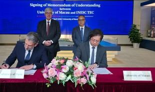 INESC TEC y Universidad de Macau firman acuerdo de cooperación científica