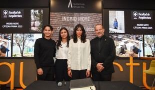 Ingrid Moye presenta proyectos arquitectónicos a más de 600 estudiantes