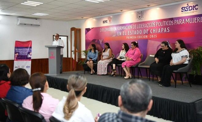Inauguran Diplomado en Liderazgos Políticos para Mujeres en Chiapas