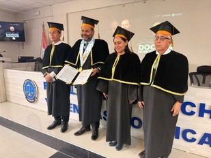 Ramsis Ghazzaoui Piña recibe el Doctor Honoris Causa de la Universidad Nacional Hermilio Valdizán en Perú