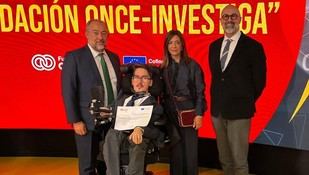 José Ignacio Fente de la UCLM recibe beca de Fundación ONCE para su investigación doctoral