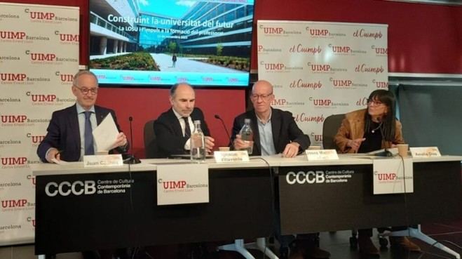 Juan Corona en el curso sobre la Universidad del futuro en Barcelona