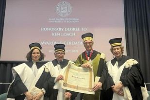 Ken Loach recibe la Laurea honoris causa de la Universidad de Bolonia